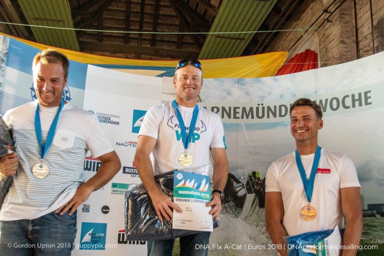 Glenn Ashby gewinnt die A-Cat Europameisterschaft in Warnemünde